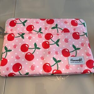 Canvaslife Cherry Pattern Laptop Sleeve